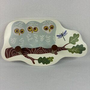 Ikea Vandring Wall Hanging Coat Rack Peg Hook Owl Woodland Dragonfly Nursery Kid